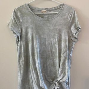 Hem and Thread Tye-Dye Tee